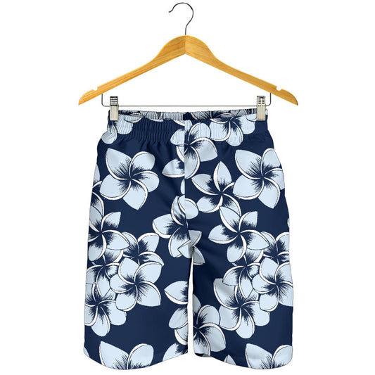Plumeria Pattern Print Design A02 Mens Shorts