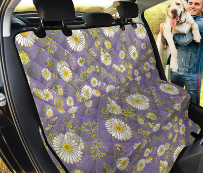 Daisy Pattern Print Design DS011 Rear Dog  Seat Cover