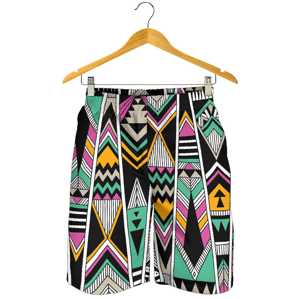 Tribal Aztec Triangle Mens Shorts