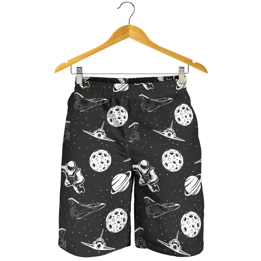 Space Astronauts Print Mens Shorts