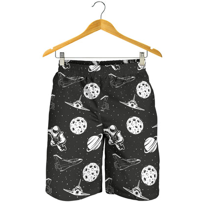 Space Astronauts Print Mens Shorts