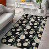 Daisy Pattern Print Design DS07 Area Rugs