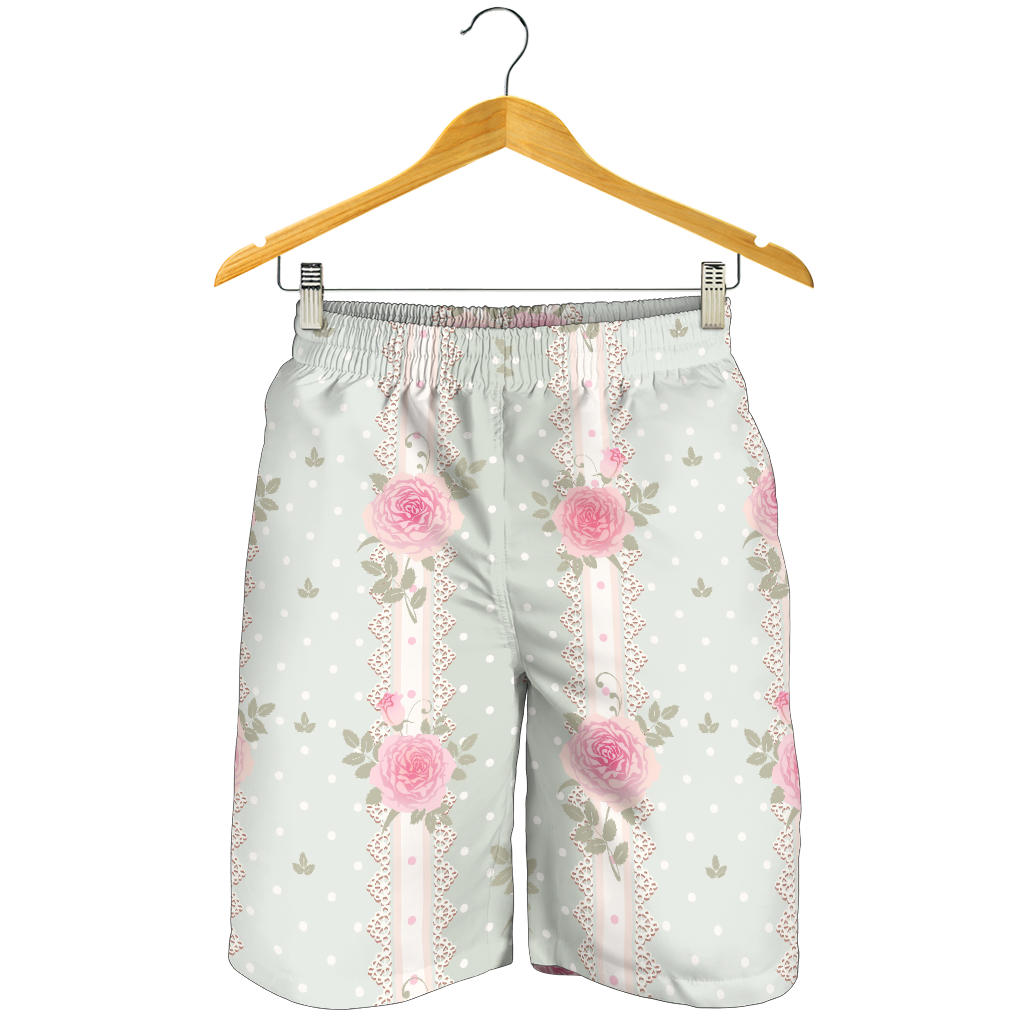 Rose Pattern Print Design RO016 Mens Shorts