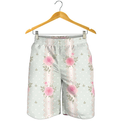 Rose Pattern Print Design RO016 Mens Shorts