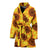 Sunflower Pattern Print Design SF07 Women Bathrobe