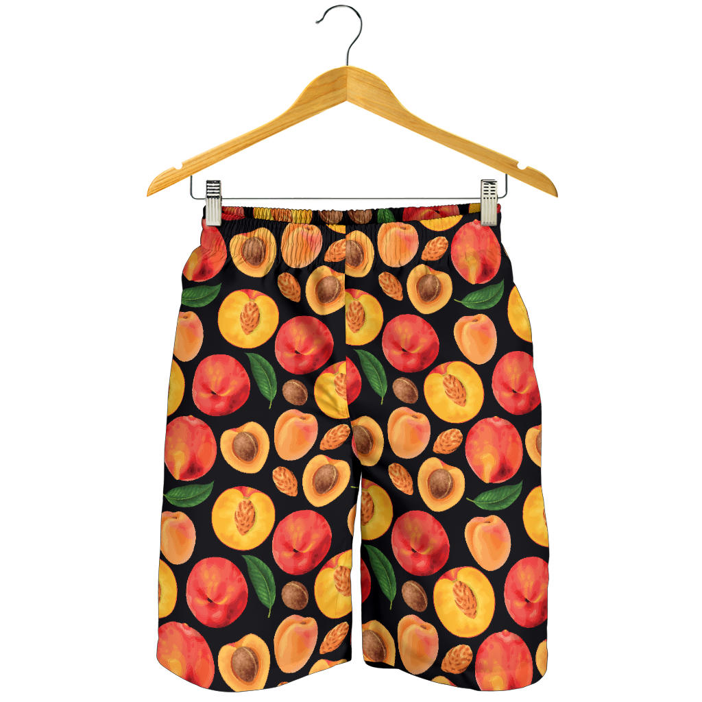 Peach Pattern Print Design A02 Mens Shorts