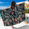 Bird Of Paradise Pattern Print Design BOP02 Sarong Pareo Wrap