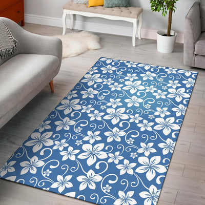 Hibiscus Pattern Print Design HB09 Area Rugs