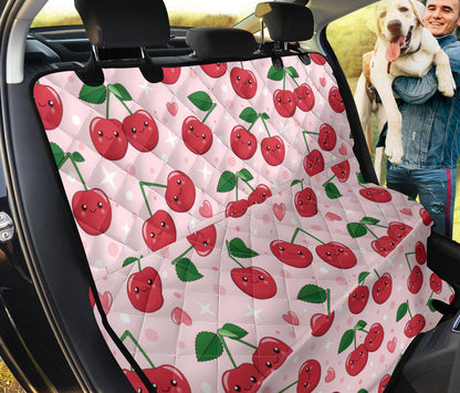 Cherry Pattern Print Design CH02 Rear Dog  Seat Cover