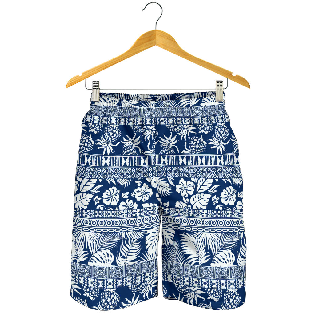 Hawaiian Themed Pattern Print Design H020 Mens Shorts