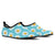 Daisy Pattern Print Design DS03 Aqua Water Shoes