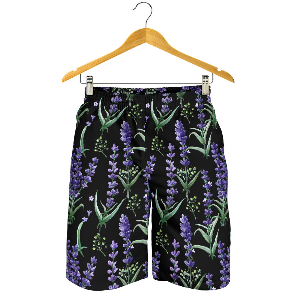 Lavender Pattern Print Design LV01 Mens Shorts