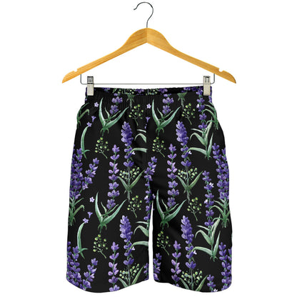 Lavender Pattern Print Design LV01 Mens Shorts