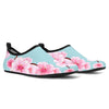 Cherry Blossom Pattern Print Design CB04 Aqua Water Shoes