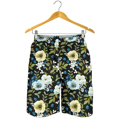 Anemone Pattern Print Design AM03 Mens Shorts