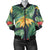 Bird Of Paradise Pattern Print Design BOP09 Women Bomber Jacket