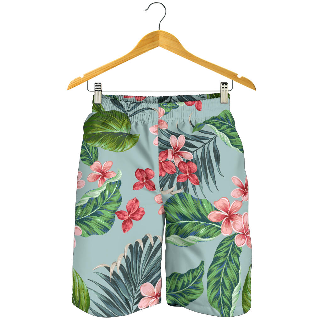 Plumeria Pattern Print Design PM027 Mens Shorts