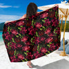 Iris Pattern Print Design IR03 Sarong Pareo Wrap