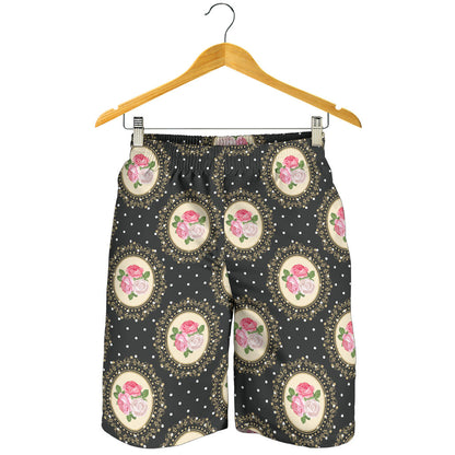 Rose Pattern Print Design RO015 Mens Shorts