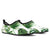 Green Pattern Tropical Palm Leaves Aqua Water Shoes