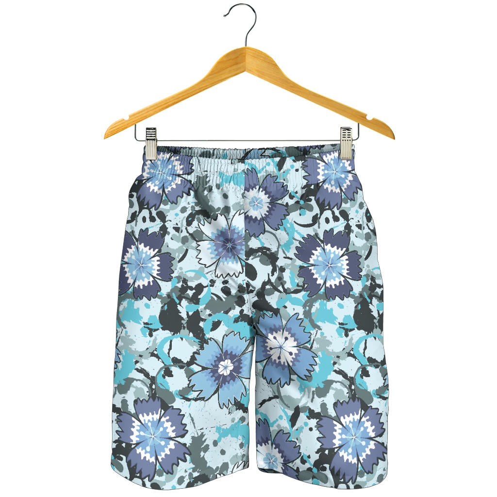 Carnations Pattern Print Design CN04 Mens Shorts