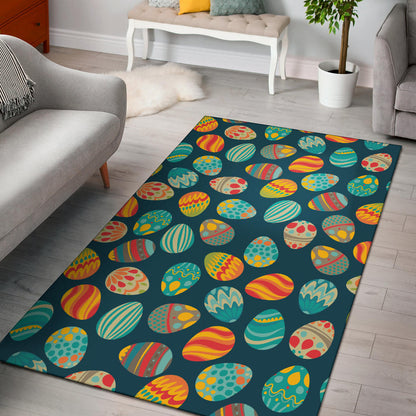 Easter Eggs Pattern Print Design RB09 Area Rugs