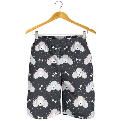 Poodle Pattern Print Design A03 Mens Shorts