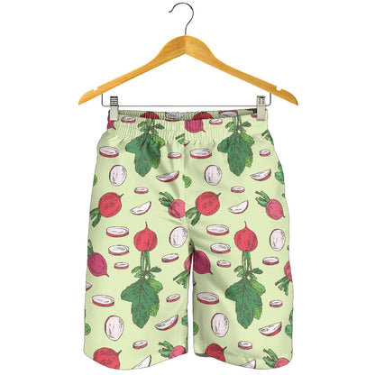 Radish Pattern Print Design A04 Mens Shorts