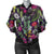 Cactus Pattern Print Design 08 Women's Bomber Jacket