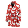 Rabbit Pattern Print Design RB017 Women Bathrobe