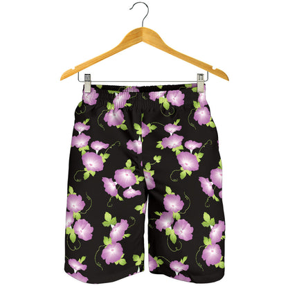 Morning Glory Pattern Print Design MG02 Mens Shorts
