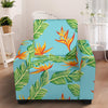 Bird Of Paradise Pattern Print Design BOP04 Armchair Slipcover