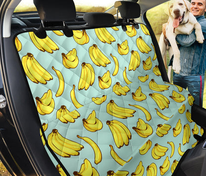 Banana Pattern Print Design BA04 Rear Dog  Seat Cover