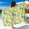 Daffodils Pattern Print Design DF01 Sarong Pareo Wrap