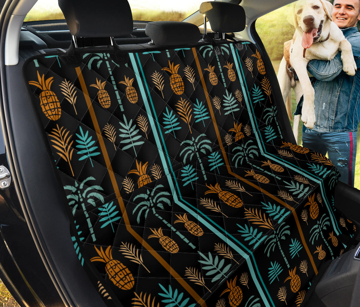 Hawaiian Themed Pattern Print Design H023 Rear Dog  Seat Cover