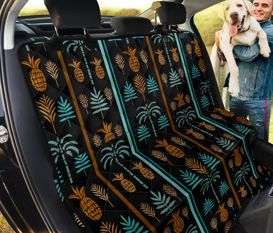 Hawaiian Themed Pattern Print Design H023 Rear Dog  Seat Cover