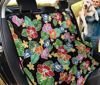 Hawaiian Themed Pattern Print Design H010 Rear Dog  Seat Cover