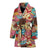 Cupcake Pattern Print Design CP01 Women Bathrobe