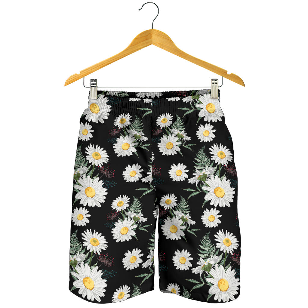 Daisy Pattern Print Design DS07 Mens Shorts