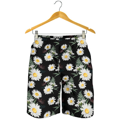 Daisy Pattern Print Design DS07 Mens Shorts