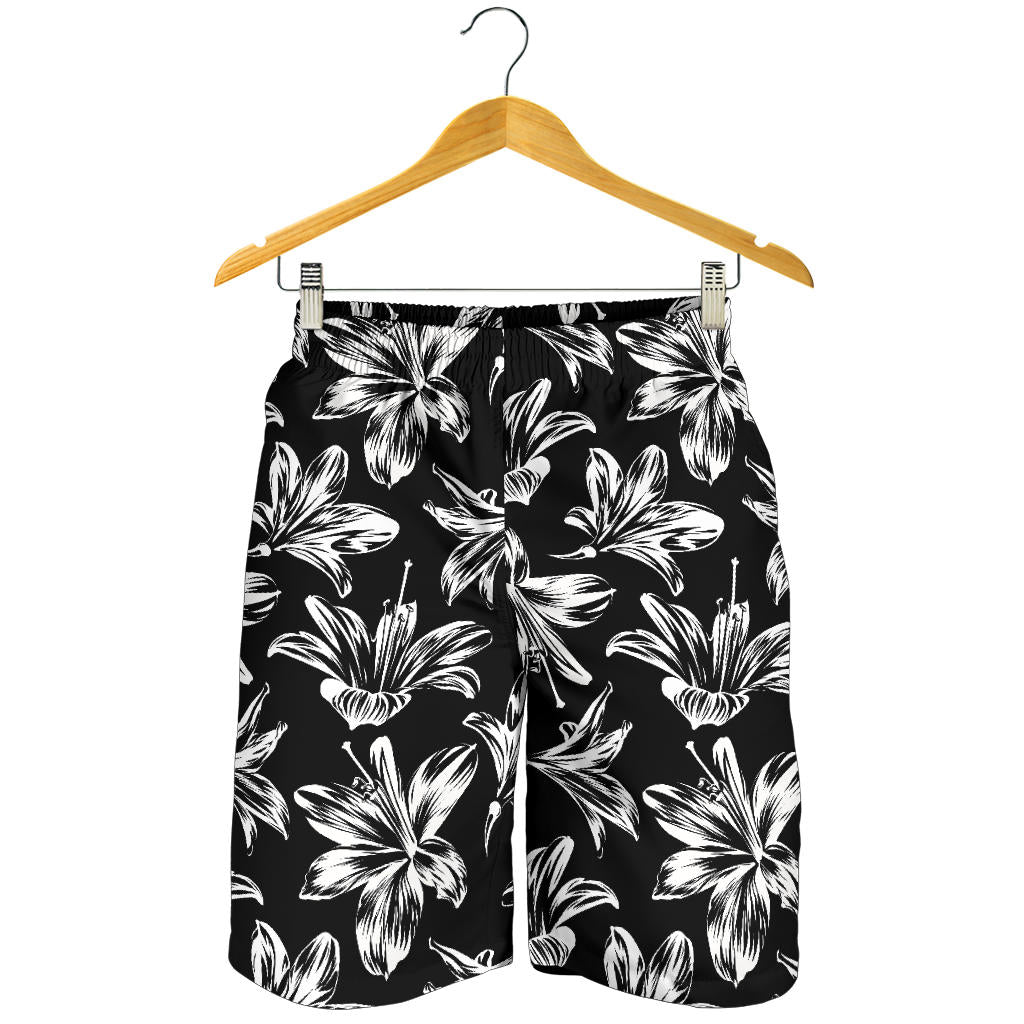 Amaryllis Pattern Print Design AL04 Mens Shorts