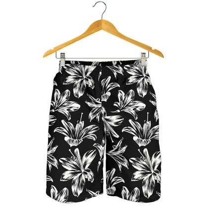 Amaryllis Pattern Print Design AL04 Mens Shorts