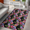 Peony Pattern Print Design PE012 Area Rugs