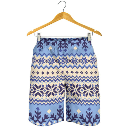 Nordic Pattern Print Design A03 Mens Shorts