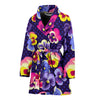 Pansy Pattern Print Design PS04 Women Bathrobe