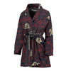 Hawaiian Themed Pattern Print Design H017 Women Bathrobe