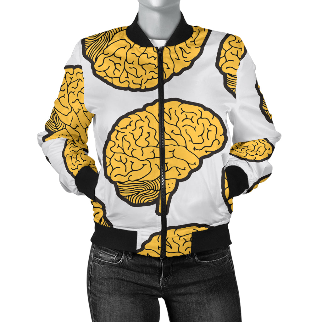 Psychology Pattern Print Design A01 Women's Bomber Jacket