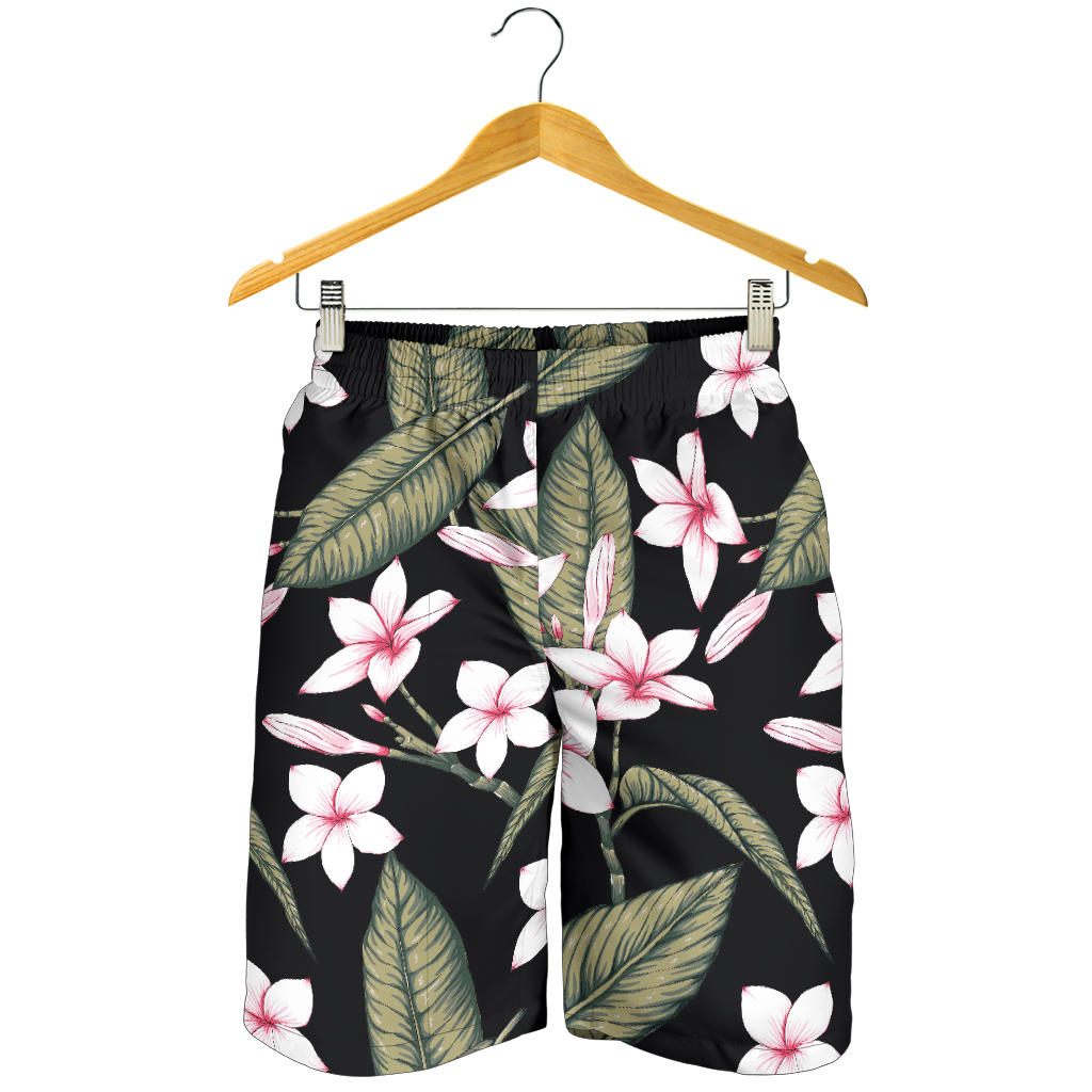 Plumeria Pattern Print Design PM021 Mens Shorts