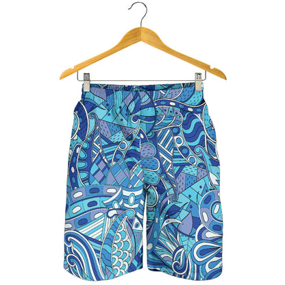 Funky Retro Pattern Print Design A02 Mens Shorts