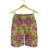 Peace Sign Pattern Print Design A04 Mens Shorts